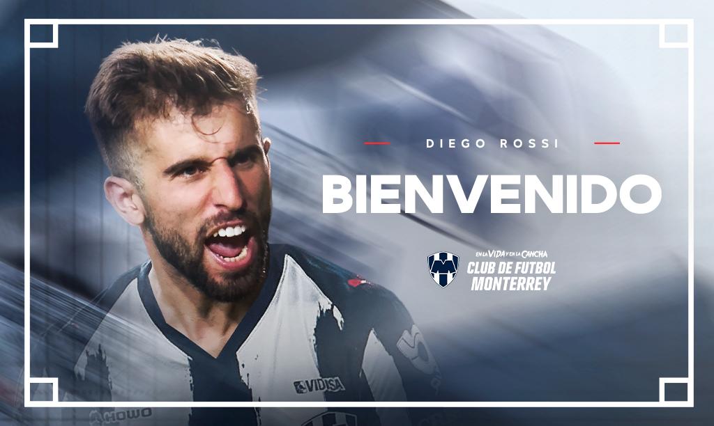 El atacante uruguayo Diego Rossi aterriza en Monterrey para sumarse a Rayados