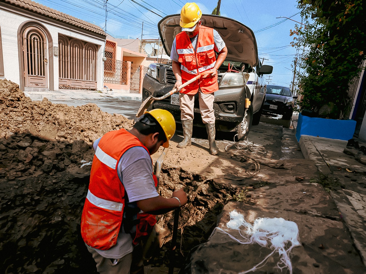 Agua y Drenaje desazolva 475 mil metros de tubería en 2026 y atiende más de 20 mil reportes en junio