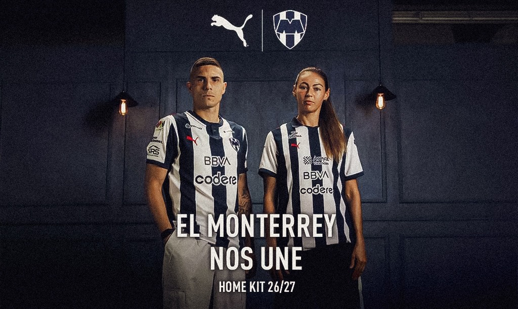 El Club de Futbol Monterrey y PUMA revelan la indumentaria oficial para la campaña 2026-2027