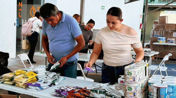 Duplican regiomontanos ayuda humanitaria destinada a damnificados en Venezuela