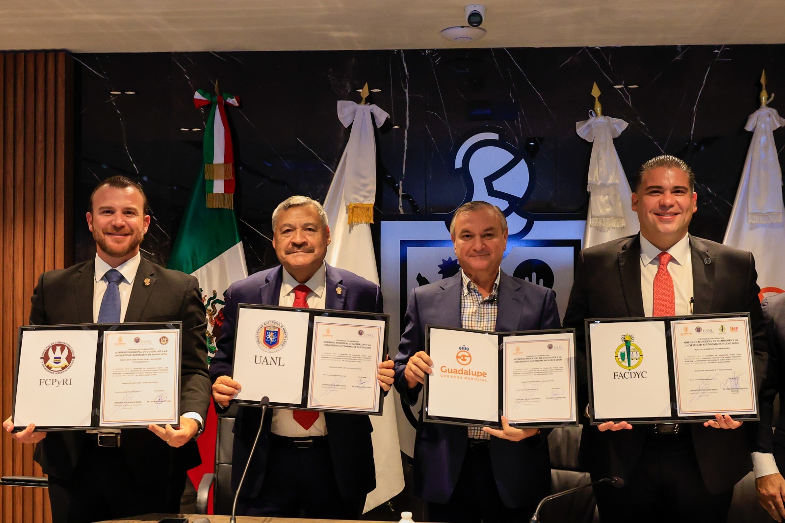 El municipio de Guadalupe y la UANL firman convenio de colaboración académica