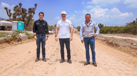 Supervisa alcalde de Monterrey avances en el Circuito Vial Poniente