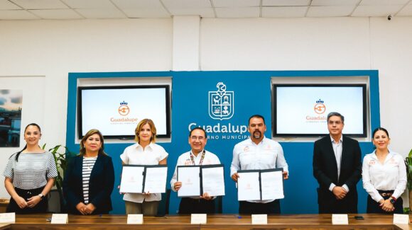 Guadalupe e INDE NL firman convenio para impulsar el deporte infantil y juvenil