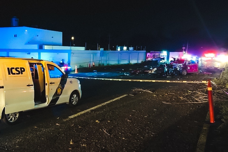Identifican a los cuatro jóvenes fallecidos en el accidente de la Carretera Nacional