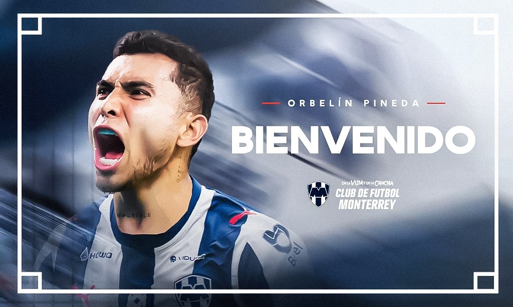 Monterrey hace oficial la contratación de Orbelín Pineda