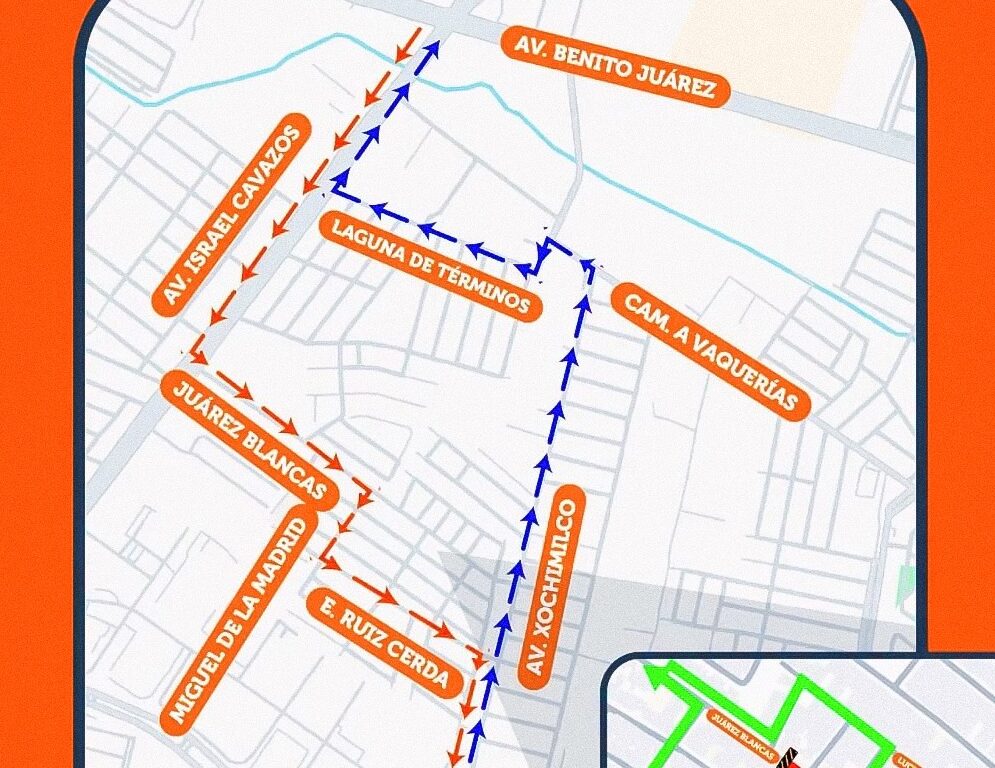 Anuncia Guadalupe cierres viales en la colonia CROC por obras de drenaje pluvial