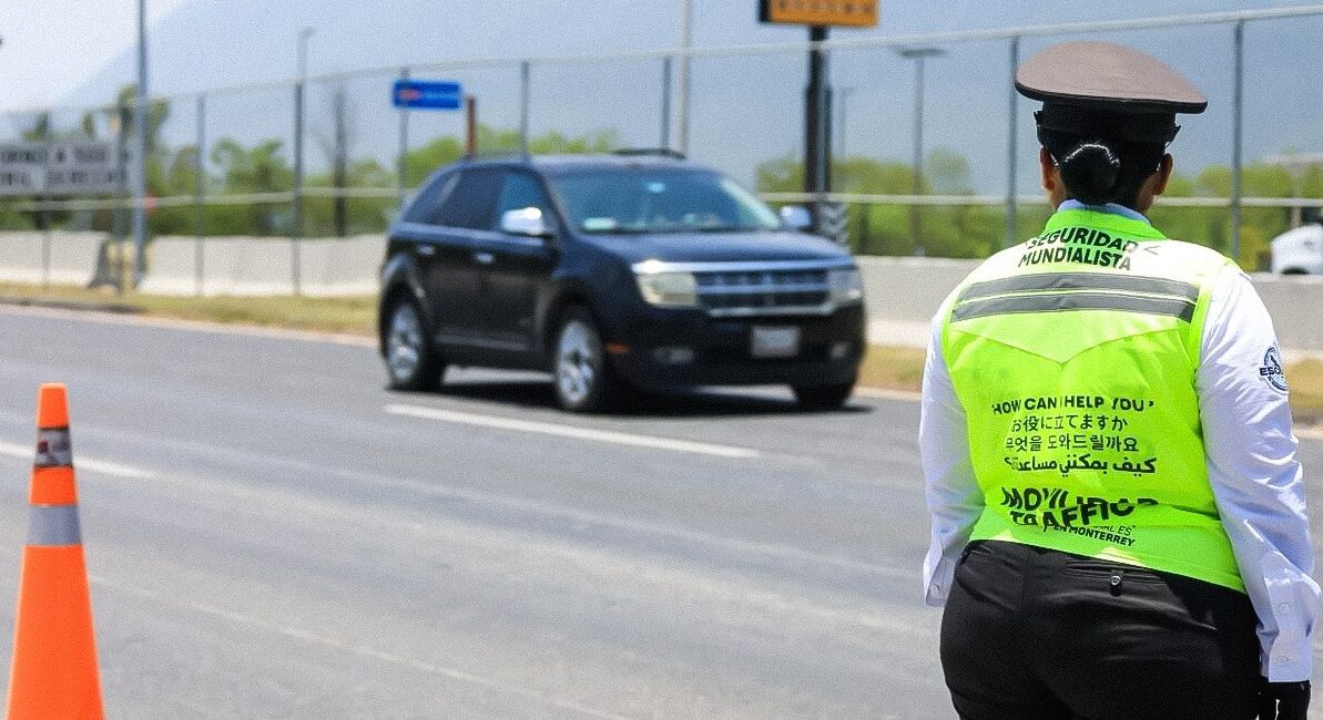 Implementa Tránsito de Monterrey operativos tipo carrusel en la Carretera Nacional