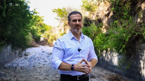 Supervisa Adrián de la Garza obras de infraestructura y drenaje pluvial en el poniente de Monterrey
