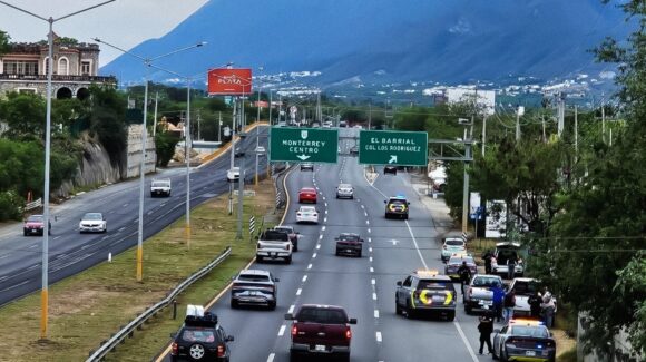 Monterrey incrementa detenciones tras reforzar operativos viales en la Carretera Nacional
