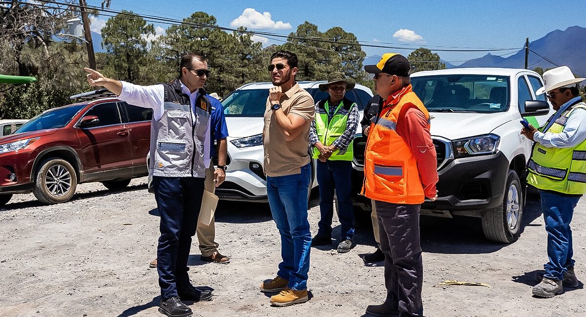 Supervisa Gobierno de Nuevo León avances en el Tramo 3 de la Carretera Interserrana