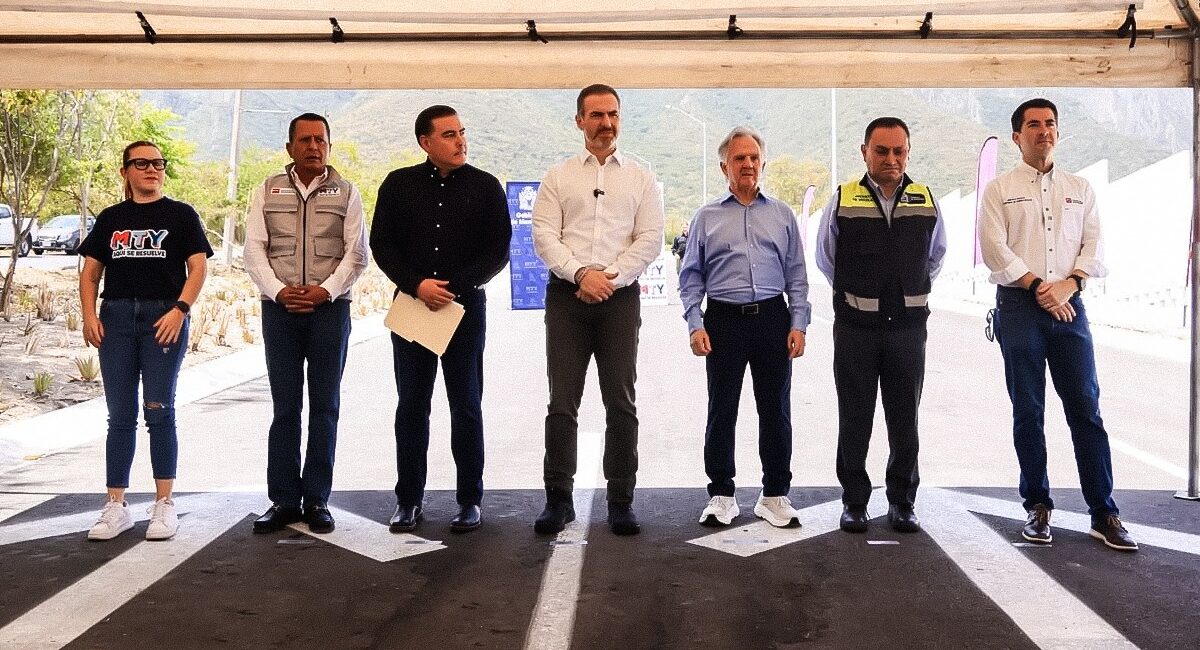 Inaugura el Gobierno de Monterrey la ampliación de la avenida Pedro Infante en el sector poniente