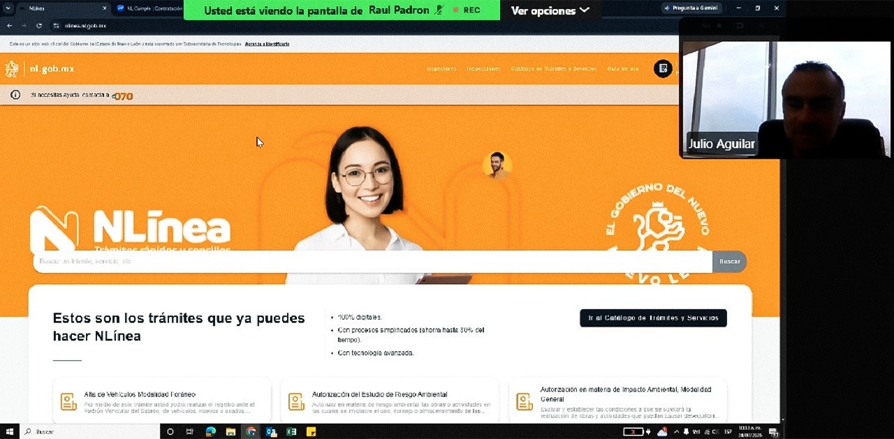 Gobierno de Nuevo León capacita a empresas y ciudadanos para agilizar trámites de Agua y Drenaje en plataforma digital