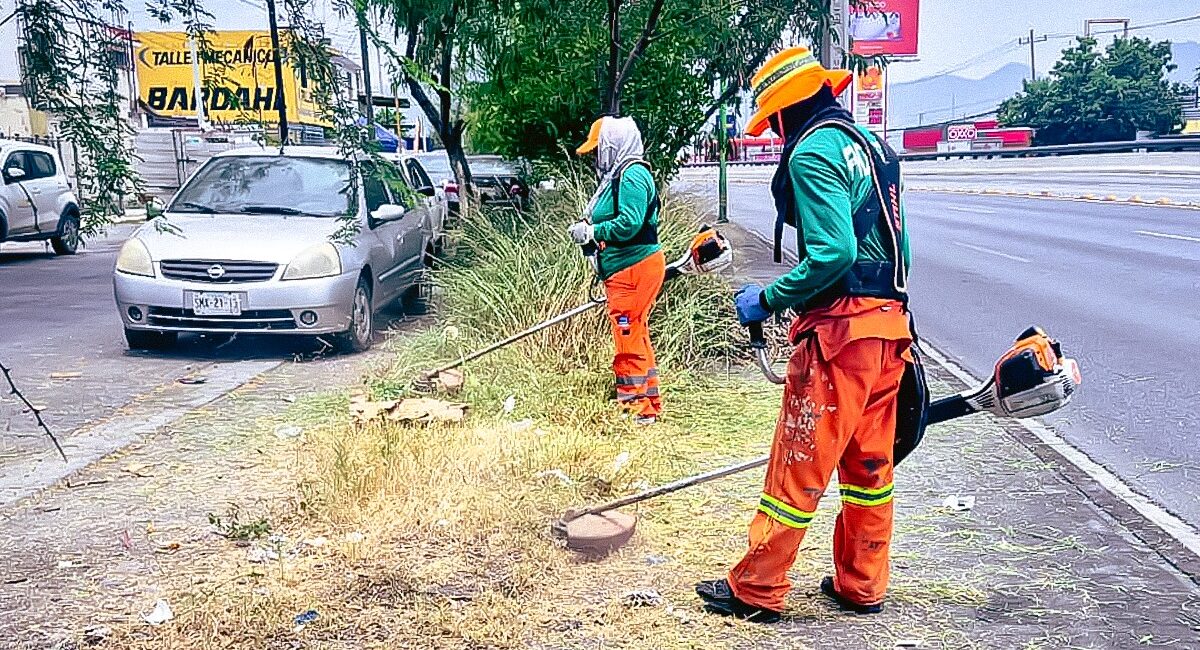 Fortalece Estado la imagen urbana mediante el programa de mantenimiento en Nuevo León