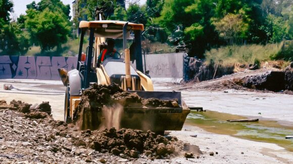 NL: Guadalupe registra 30% de avance en segunda etapa de ampliación del Arroyo Las Tinajas