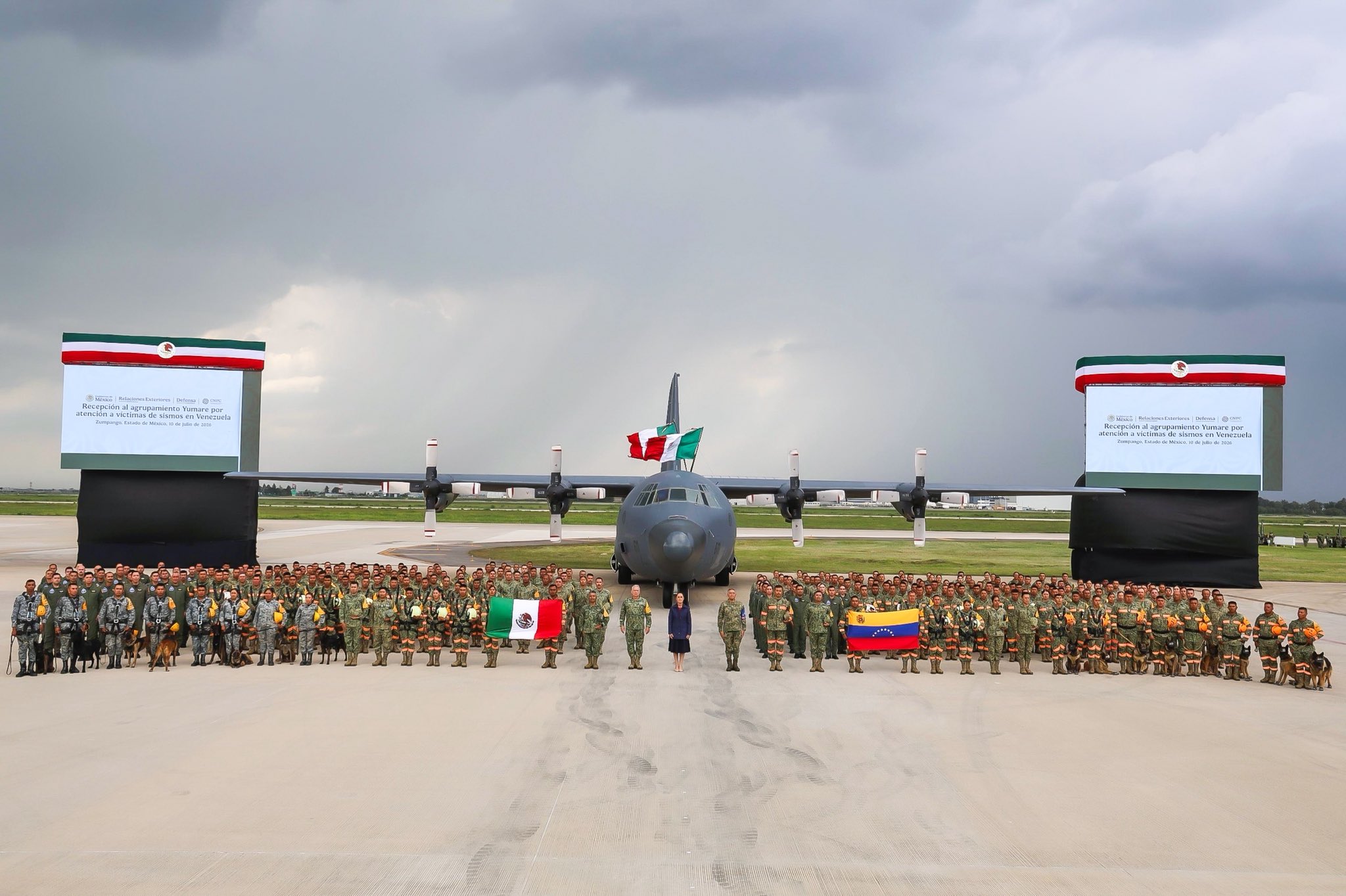 México concluye misión humanitaria en Venezuela con 92 cuerpos recuperados