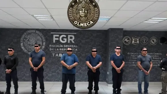 Detienen a seis policías estatales por secuestro y extorsión durante el ‘Operativo Enjambre’ en Tabasco