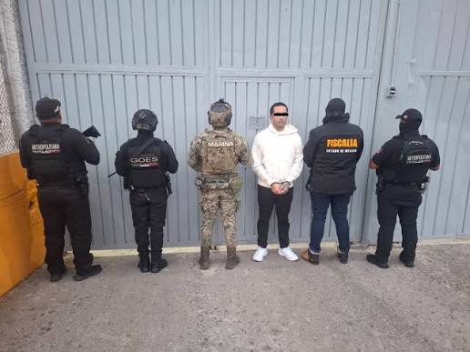 La Secretaría de Marina detiene a David ‘N’, el presunto líder de huachicol más buscado en el Estado de México