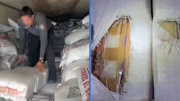 Autoridades federales decomisan más de tres toneladas de metanfetamina en Sonora