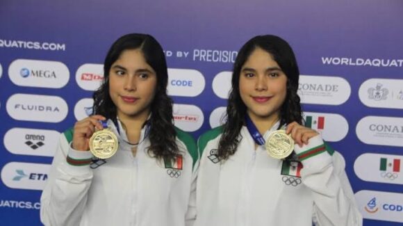 Copa México de Clavados 2026: Lía y Mía Cueva ganan el oro en trampolín sincronizado femenil