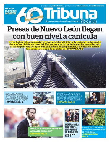 Cubierta de la versión impresa del 20 Jul 2026