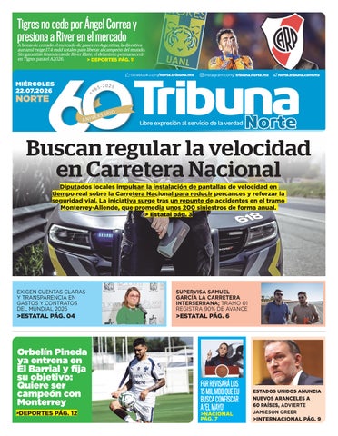 Cubierta de la versión impresa del 21 Jul 2026