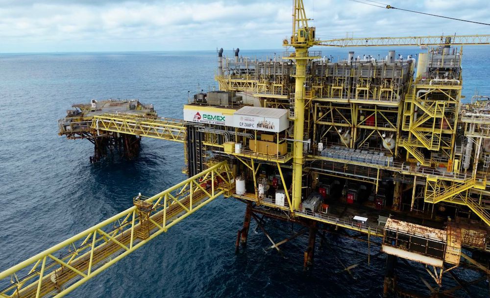 México volverá a explotar el yacimiento petrolero de Cantarell; Sheinbaum anuncia una alianza estratégica con Brasil