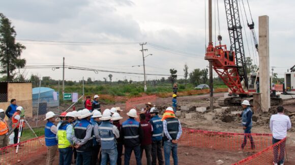 Puente Periférico Peñón-Texcoco en Edomex avanza más del 20 por ciento en construcción