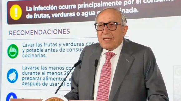 Secretaría de Salud descarta brote de ciclosporiasis en México; mantiene vigilancia epidemiológica