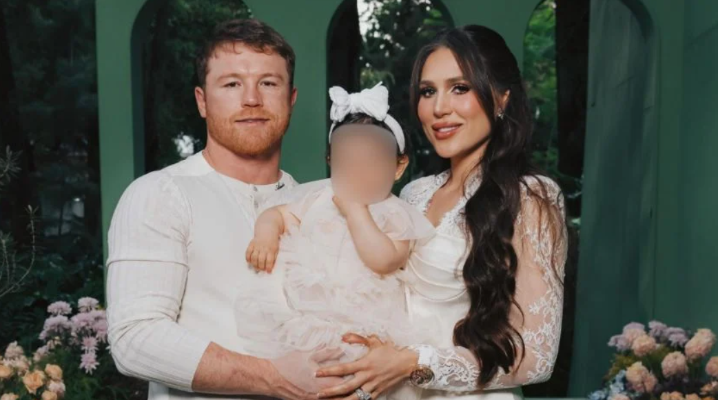 Saúl ‘Canelo’ Álvarez y Fernanda Gómez celebran el primer cumpleaños de su hija Eva Victoria
