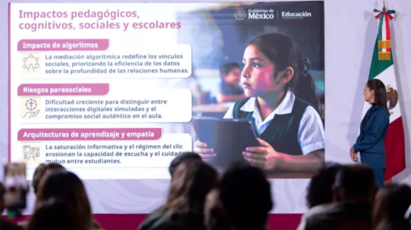 Sheinbaum alerta por jóvenes que usan IA como psicólogo y analiza regular celulares
