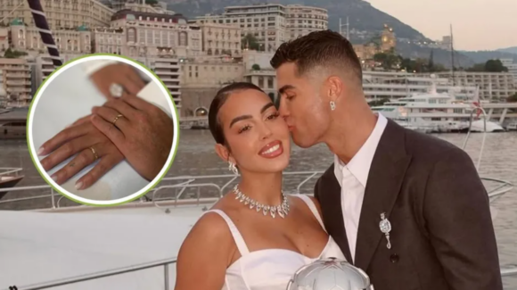 ¡Sí se casaron! Cristiano Ronaldo y Georgina Rodríguez revelan primera foto de su boda