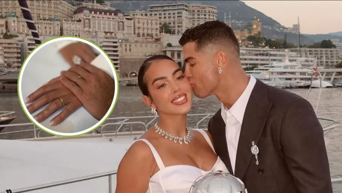 ¡Sí se casaron! Cristiano Ronaldo y Georgina Rodríguez revelan primera foto de su boda