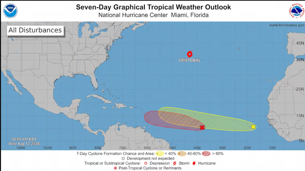 Tormenta tropical Cristóbal se forma en el Atlántico ¿Qué estados de México están en alerta?