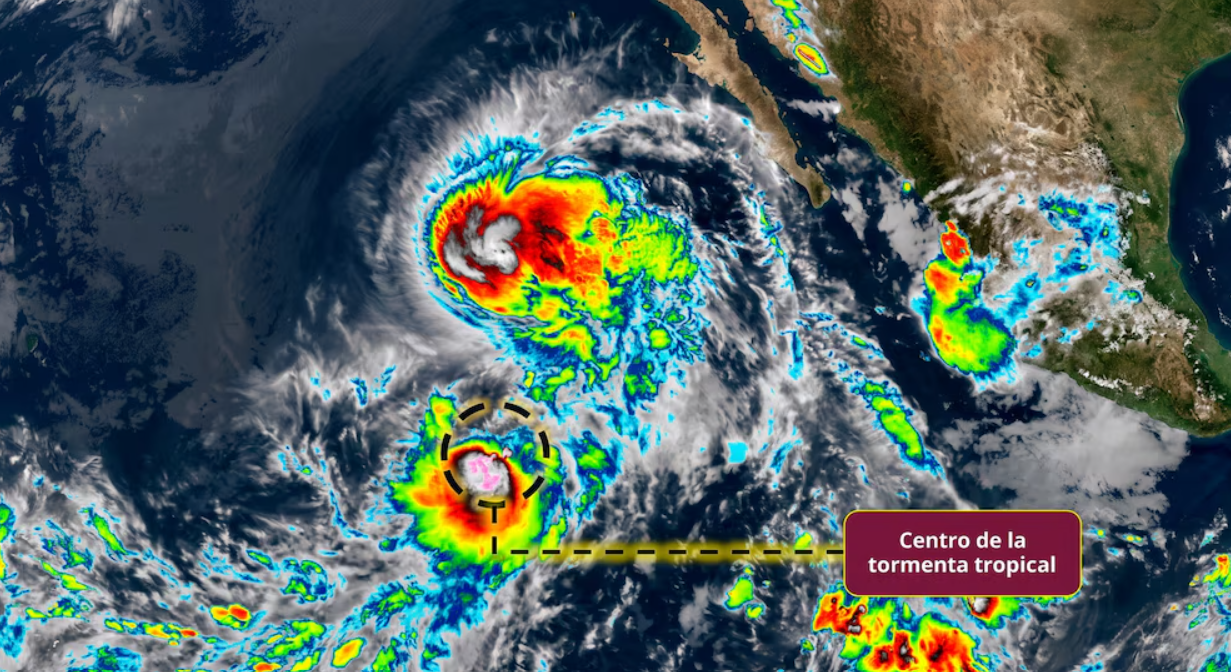 Tormenta tropical ‘Julio’ se forma en el Pacífico; conoce su trayectoria