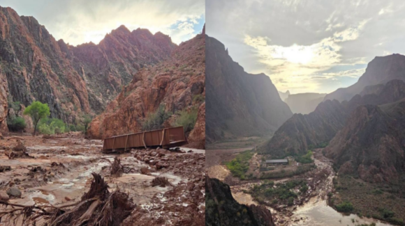 Inundación repentina golpea al Gran Cañón de Arizona y deja un muerto y 15 desaparecidos