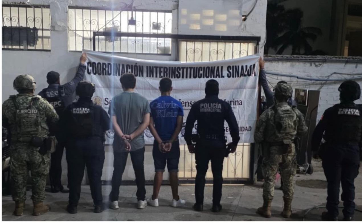 Operativos de seguridad en Sinaloa dejan 16 detenidos y aseguran explosivos y armas
