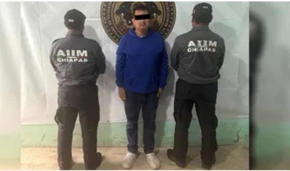 Detienen al hijo de exdirigente del PRI tras muerte de director en Teopisca, Chiapas
