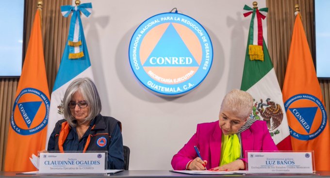México y Guatemala firman acuerdo para coordinar respuesta y prevenir incendios forestales