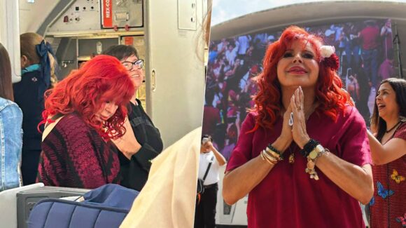La gobernadora de Campeche, Layda Sansores, y su hermana Laura viajan a España en primera clase
