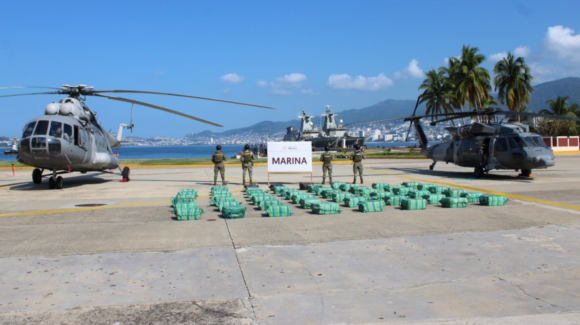 La Secretaría de Marina decomisa 1.9 toneladas de cocaína en Guerrero en operativo del Pacífico