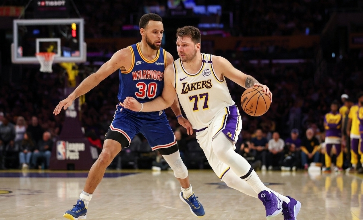NBA: Los Lakers de Luka Doncic abren temporada ante los Warriors de Stephen Curry