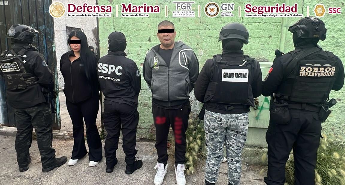 Detienen a dos presuntos integrantes de ‘Los Patines’ en Venustiano Carranza en la CDMX