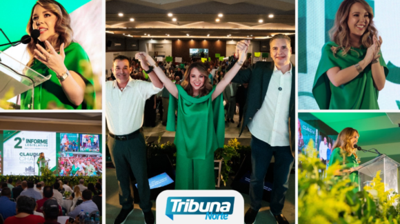 NL: Claudia Chapa su Segundo Informe Legislativo en Sabinas Hidalgo, con respaldo regional