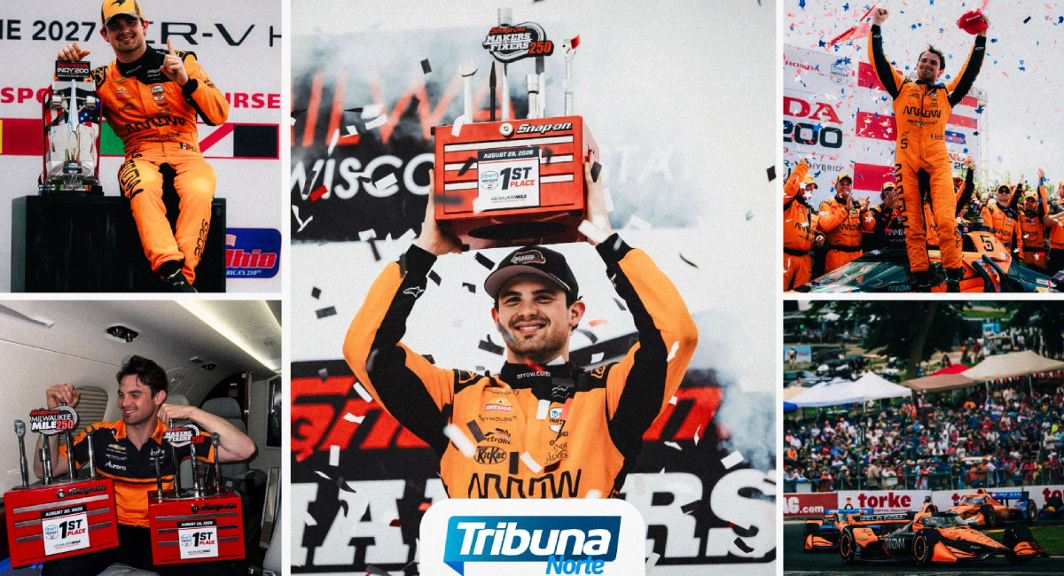 Pato O’Ward conquista la victoria en el óvalo de Milwaukee en la serie IndyCar