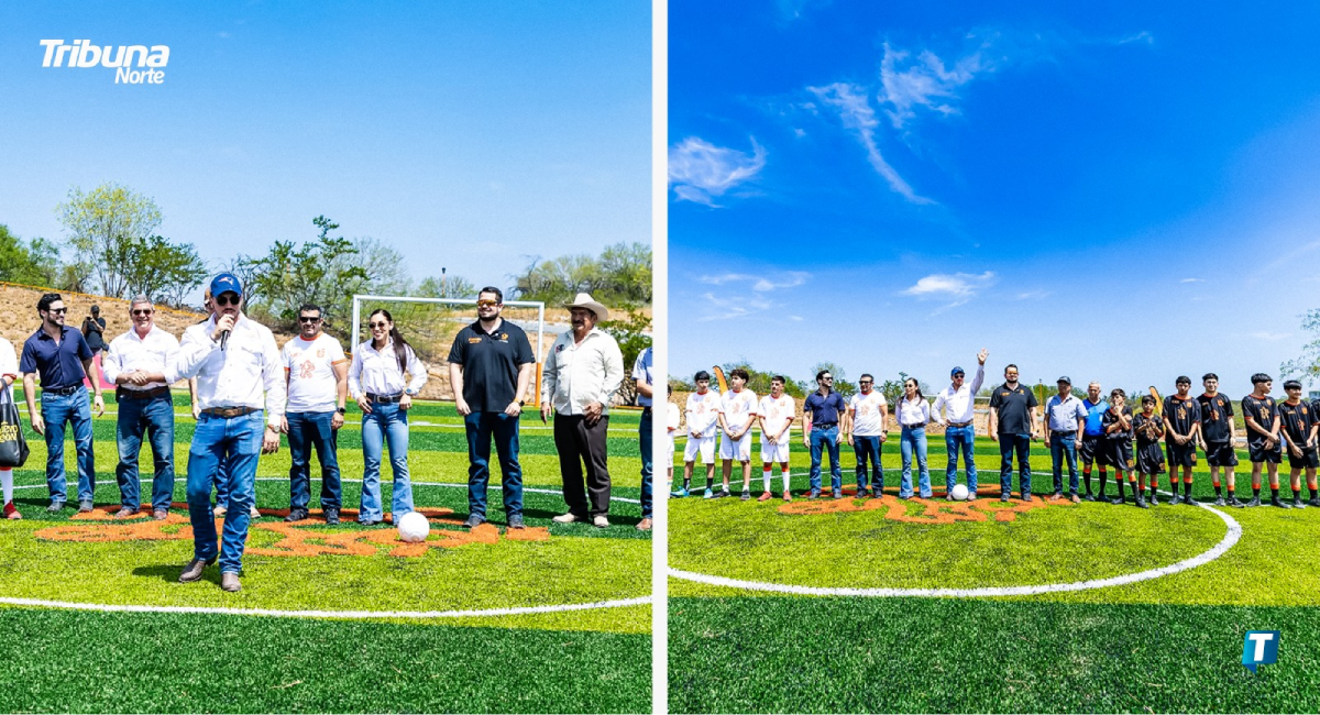 Inaugura Gobierno del Estado la cancha de fútbol número 605 en el Parque Estatal El Cuchillo