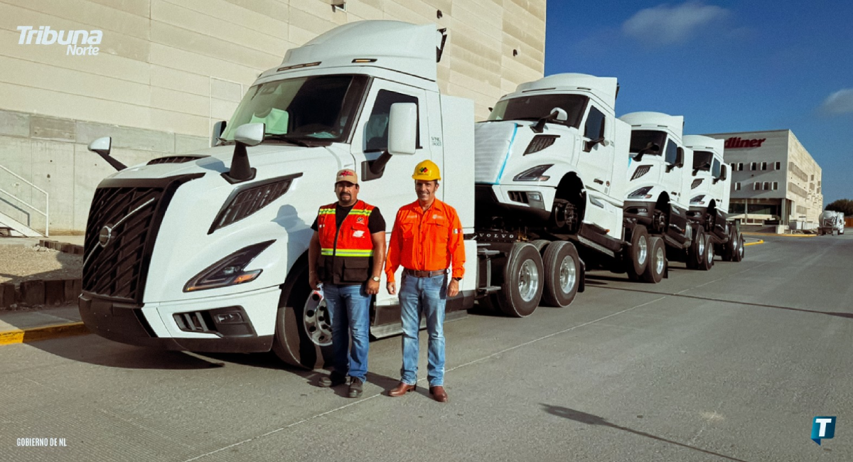 Volvo inicia exportación de tractocamiones fabricados en Nuevo León a través de la Aduana Colombia