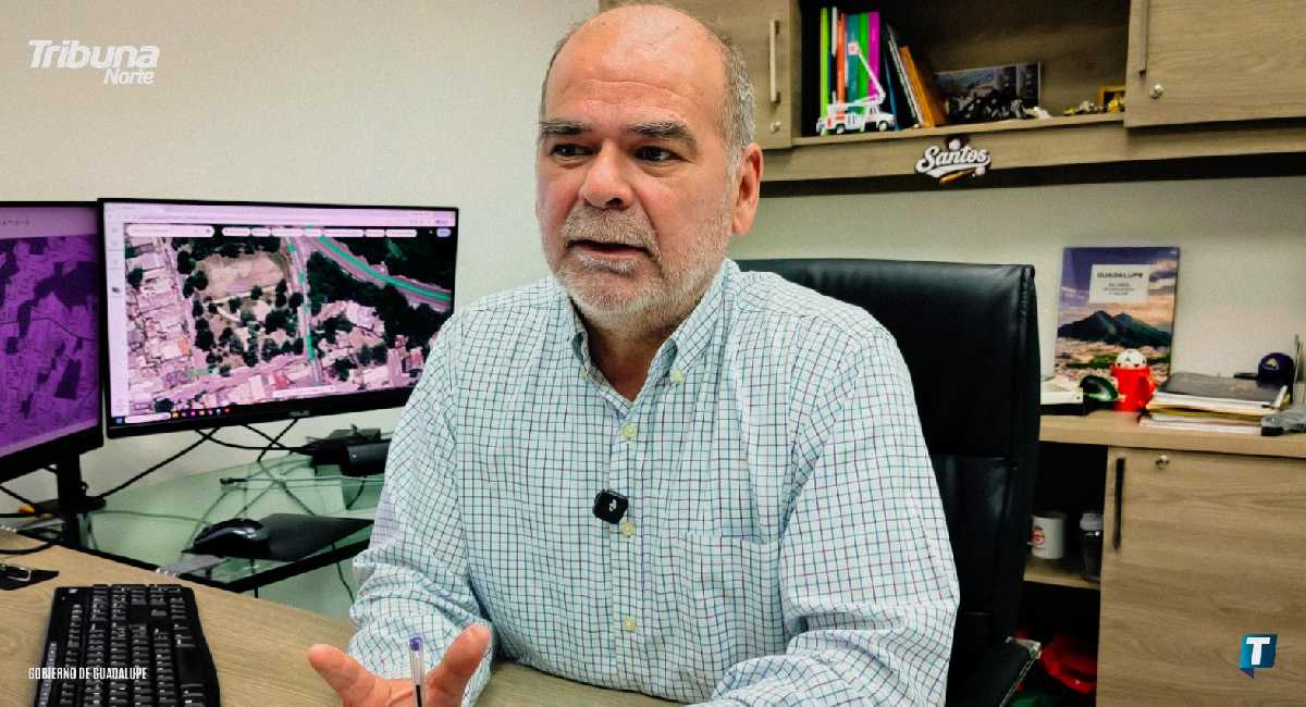 José Santos Valdés, secretario de Servicios Públicos de Guadalupe