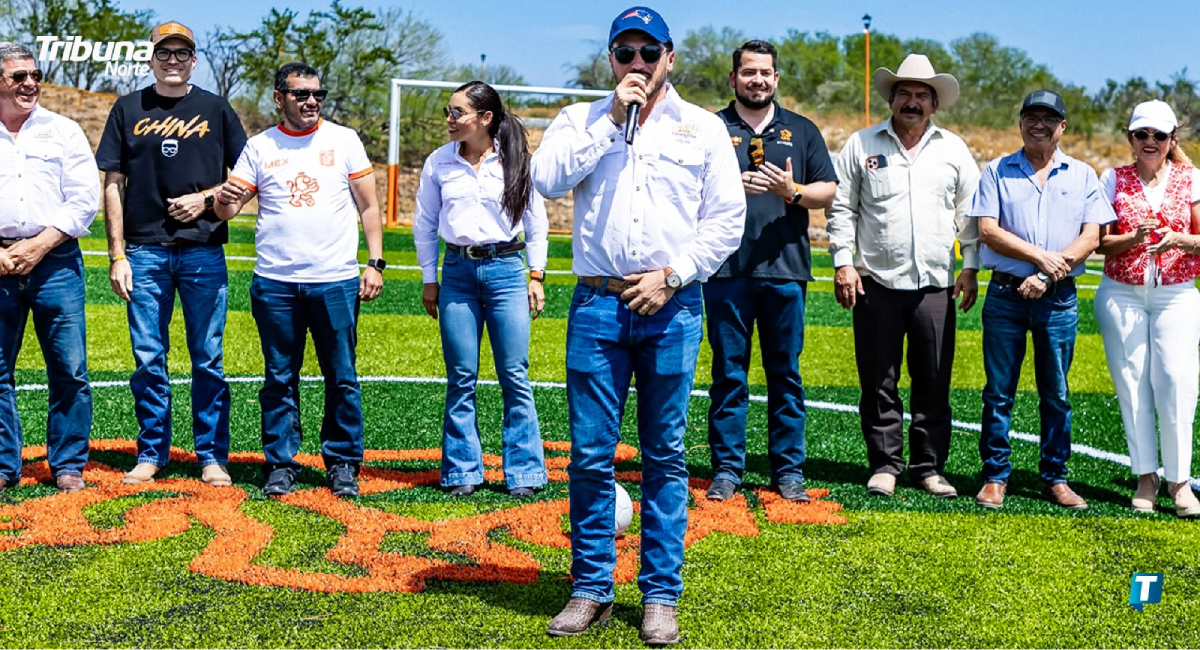 Inaugura Gobierno del Estado la cancha de fútbol número 605 en el Parque Estatal El Cuchillo