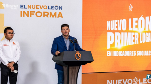 Samuel García posiciona a Nuevo León en primer lugar en indicadores sociales