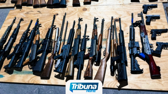 NL: Operativo en Sabinas Hidalgo deja decomiso de 210 armas de fuego y detenidos